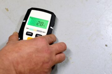 reading moisture levels in concrete